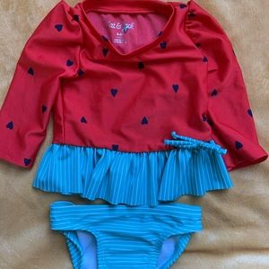 3-6mo girls bathing suit